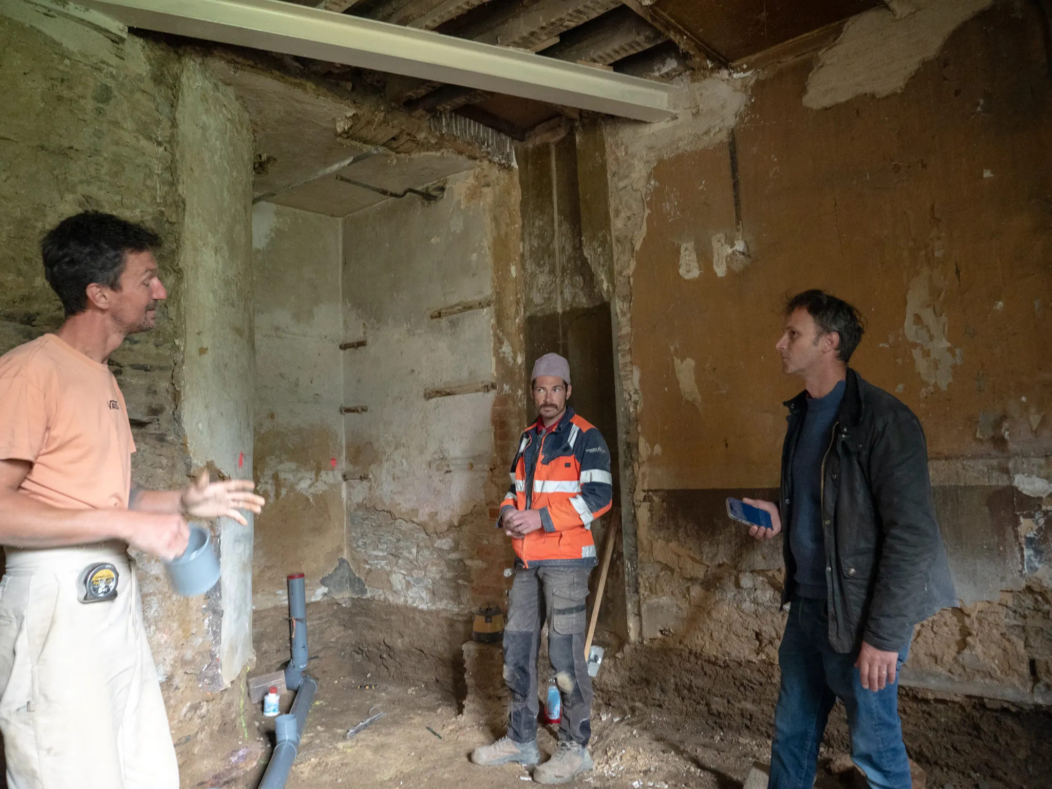 Réhabilitation intérieure d’un bâtiment ancien.